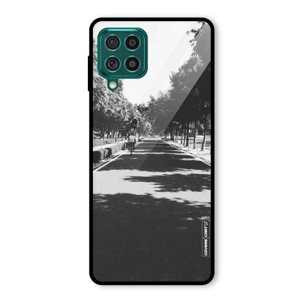 Monochrome Path Glass Back Case for Galaxy F62