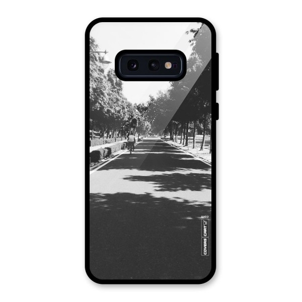 Monochrome Path Glass Back Case for Galaxy S10e