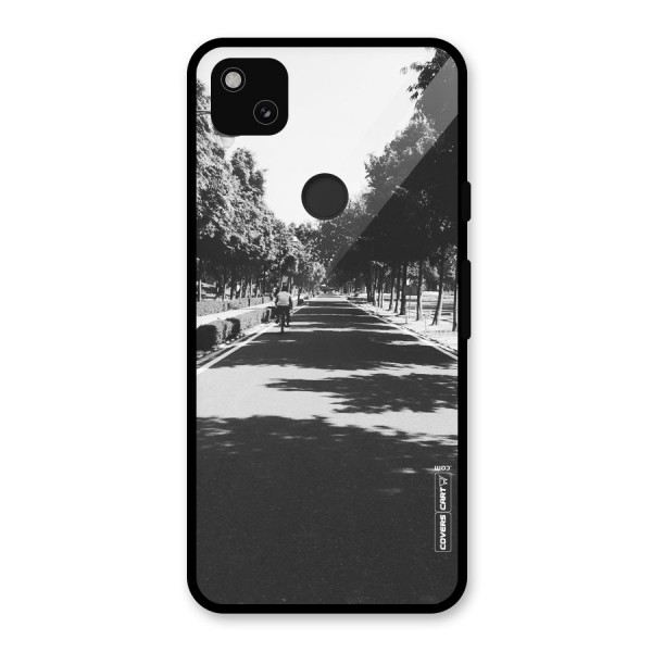 Monochrome Path Glass Back Case for Google Pixel 4a