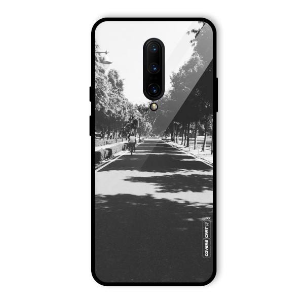 Monochrome Path Glass Back Case for OnePlus 7 Pro