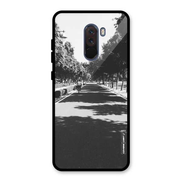 Monochrome Path Glass Back Case for Poco F1