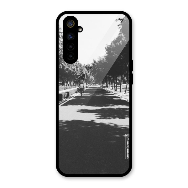 Monochrome Path Glass Back Case for Realme 6