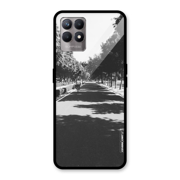 Monochrome Path Glass Back Case for Realme 8i