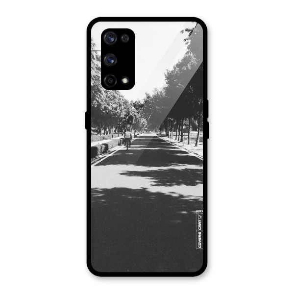 Monochrome Path Glass Back Case for Realme X7 Pro