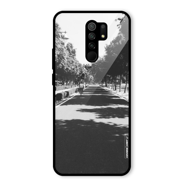 Monochrome Path Glass Back Case for Redmi 9 Prime