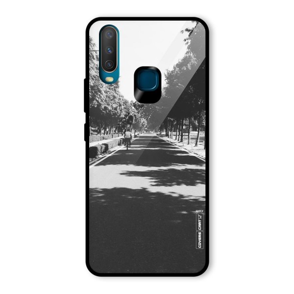 Monochrome Path Glass Back Case for Vivo Y12