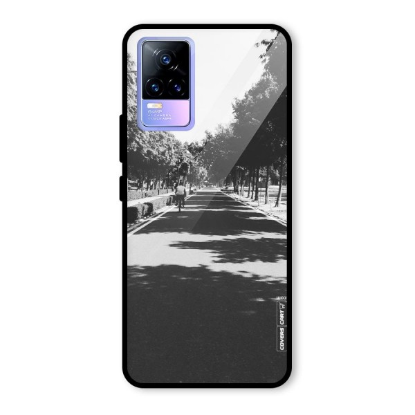 Monochrome Path Glass Back Case for Vivo Y73