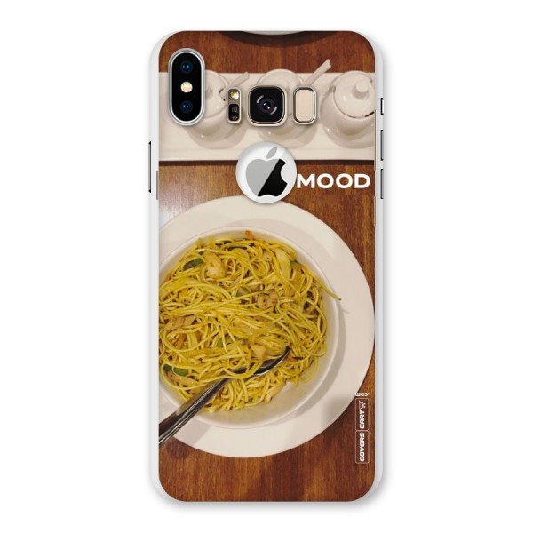 Mood Back Case for iPhone XS Logo Cut