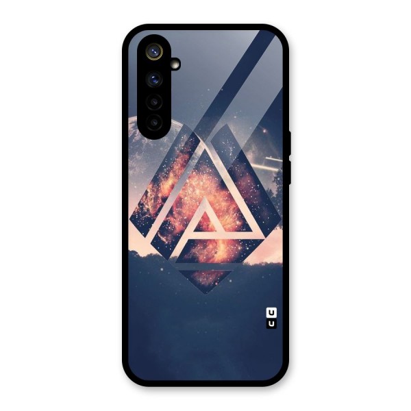 Moon Abstract Glass Back Case for Realme 6