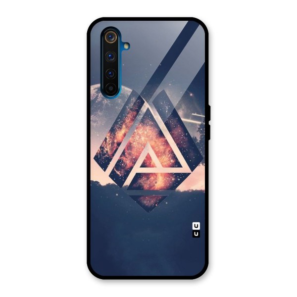 Moon Abstract Glass Back Case for Realme 6 Pro