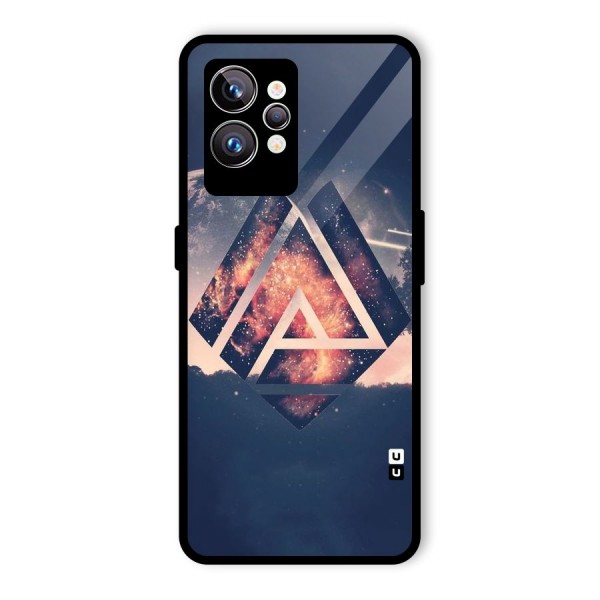 Moon Abstract Glass Back Case for Realme GT2 Pro