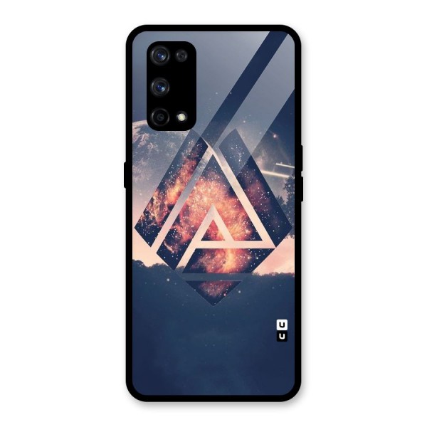 Moon Abstract Glass Back Case for Realme X7 Pro