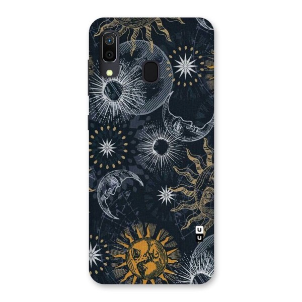 Moon And Sun Back Case for Galaxy A20