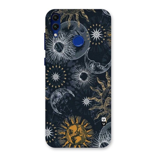 Moon And Sun Back Case for Honor 8C