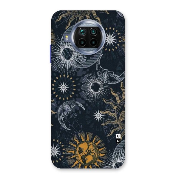 Moon And Sun Back Case for Mi 10i