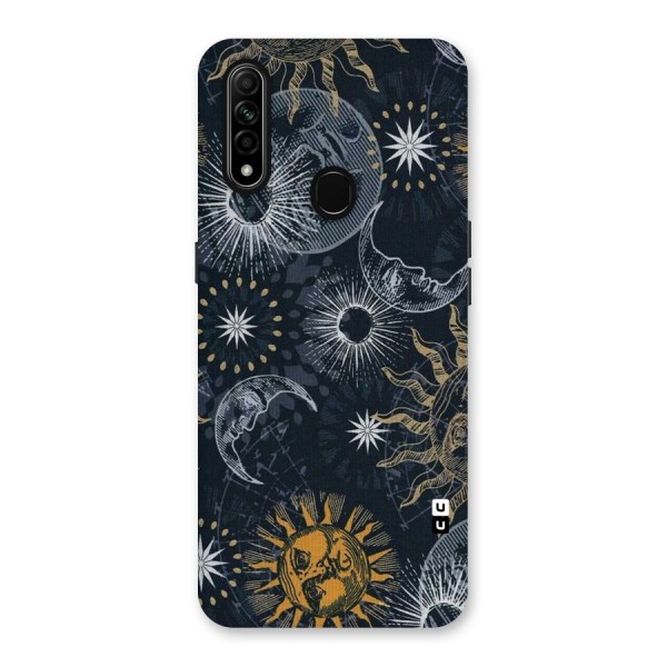 Moon And Sun Back Case for Oppo A31