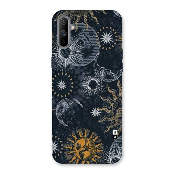 Moon And Sun Back Case for Realme C3