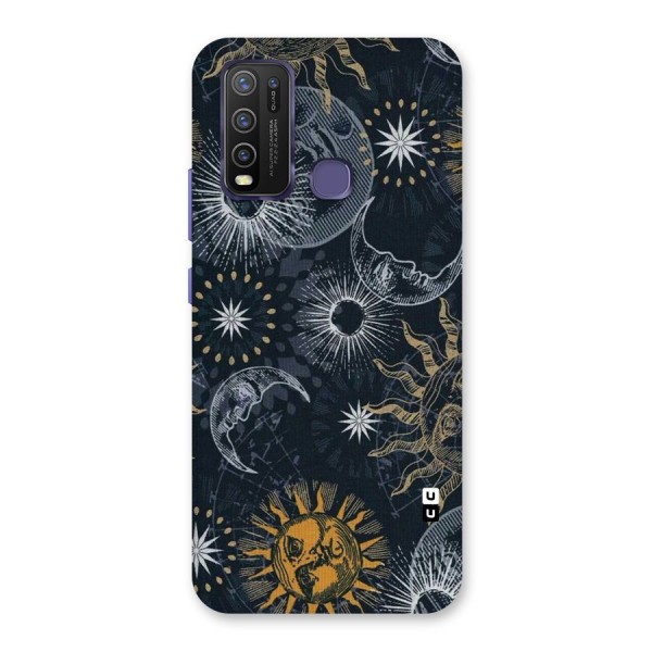 Moon And Sun Back Case for Vivo Y50