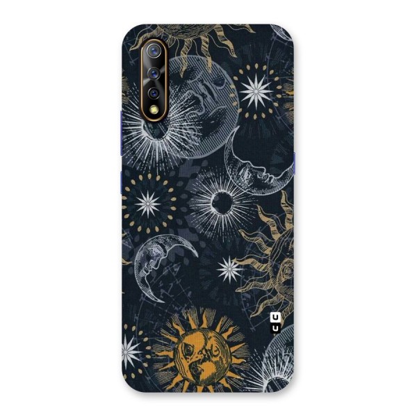 Moon And Sun Back Case for Vivo Z1x