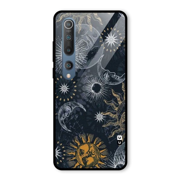 Moon And Sun Glass Back Case for Mi 10