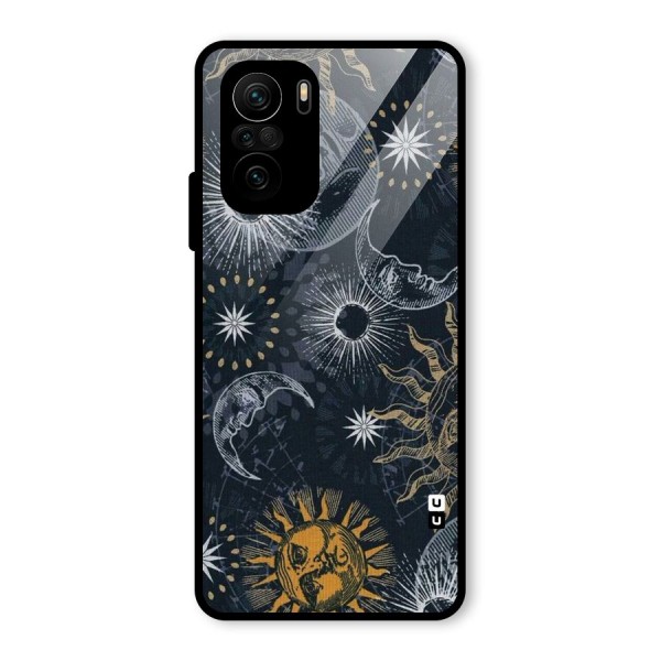 Moon And Sun Glass Back Case for Mi 11x