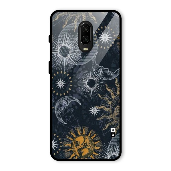 Moon And Sun Glass Back Case for OnePlus 6T