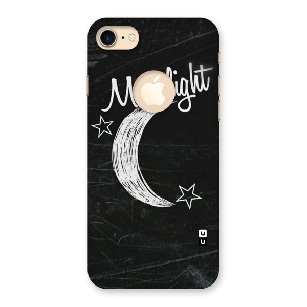 Moon Light Back Case for iPhone 8 Logo Cut