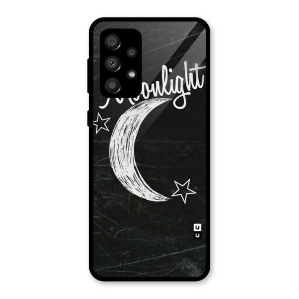 Moon Light Glass Back Case for Galaxy A32