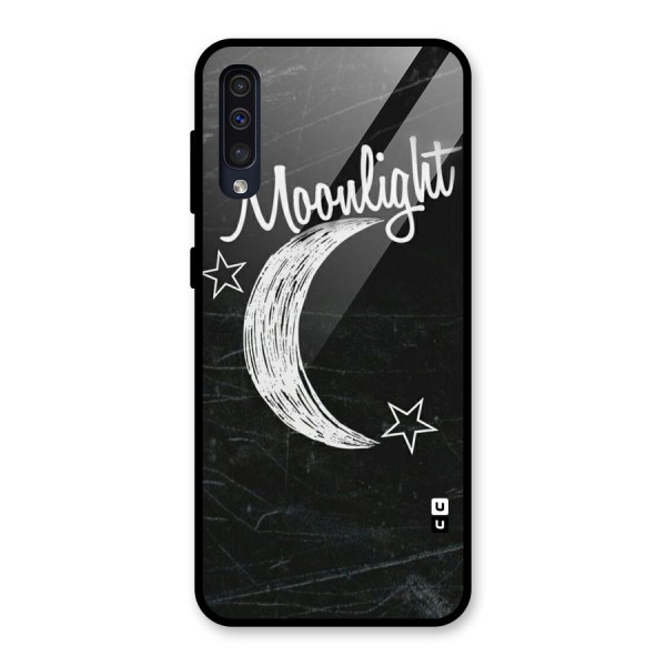 Moon Light Glass Back Case for Galaxy A50s