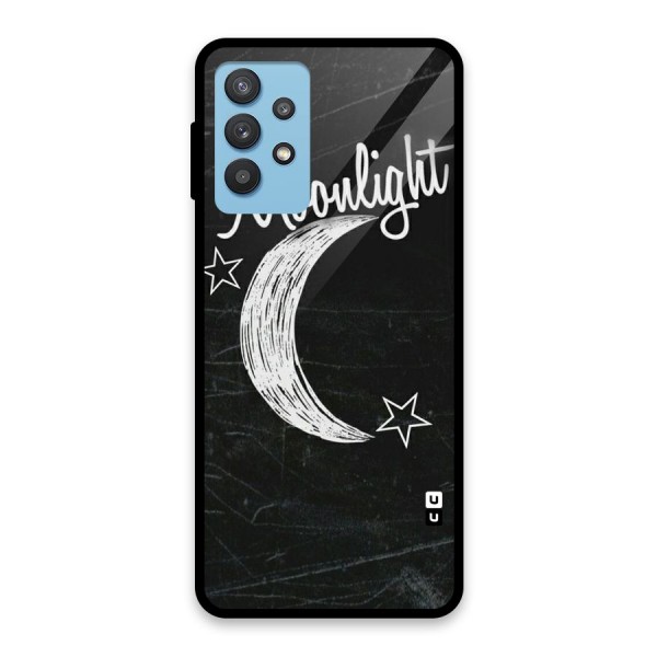 Moon Light Glass Back Case for Galaxy M32 5G