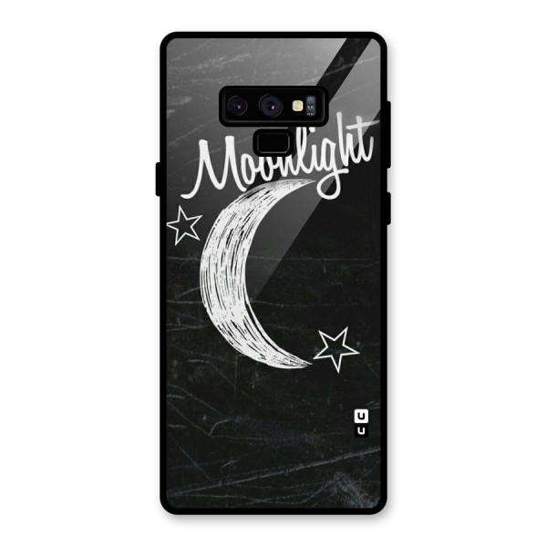 Moon Light Glass Back Case for Galaxy Note 9