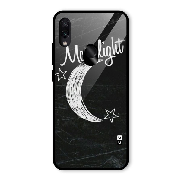 Moon Light Glass Back Case for Redmi Note 7