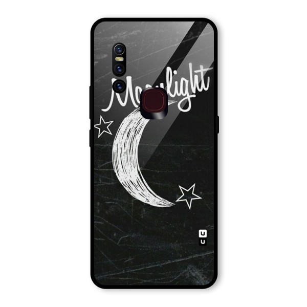 Moon Light Glass Back Case for Vivo V15