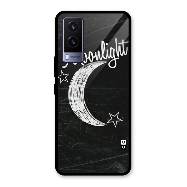 Moon Light Glass Back Case for Vivo V21e 5G