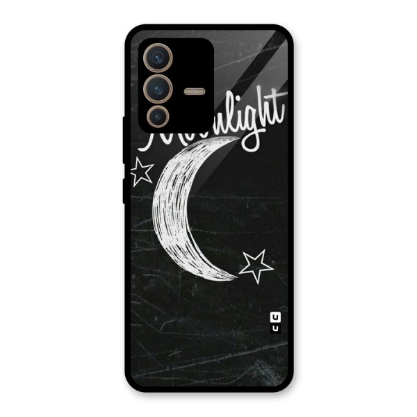 Moon Light Glass Back Case for Vivo V23 5G