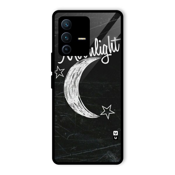 Moon Light Glass Back Case for Vivo V23 Pro