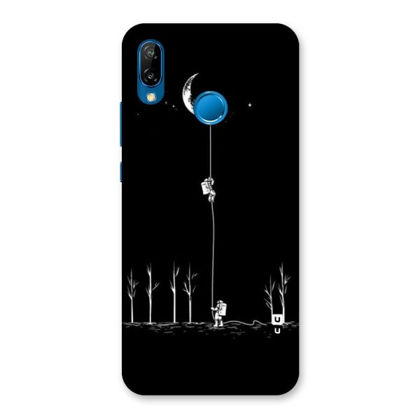 Moon Man Back Case for Huawei P20 Lite