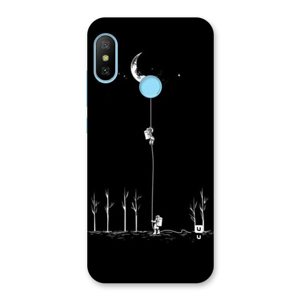 Moon Man Back Case for Redmi 6 Pro