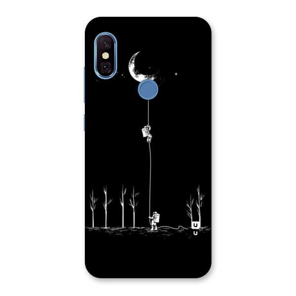 Moon Man Back Case for Redmi Note 6 Pro