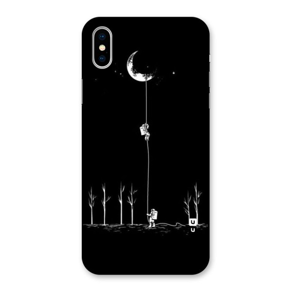 Moon Man Back Case for iPhone XS