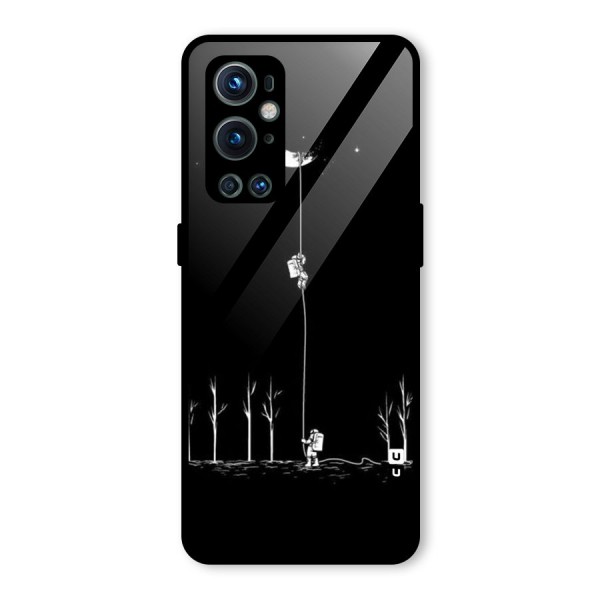 Moon Man Glass Back Case for OnePlus 9 Pro