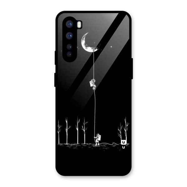 Moon Man Glass Back Case for OnePlus Nord