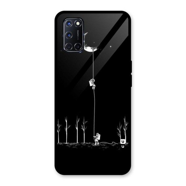 Moon Man Glass Back Case for Oppo A52