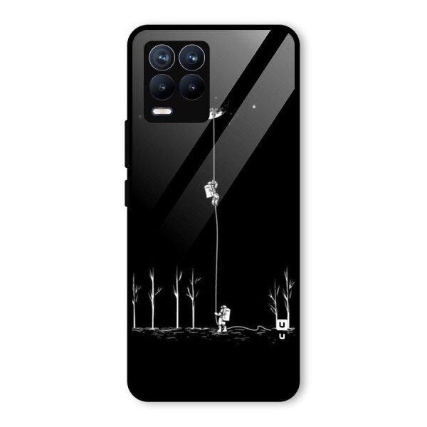 Moon Man Glass Back Case for Realme 8 Pro