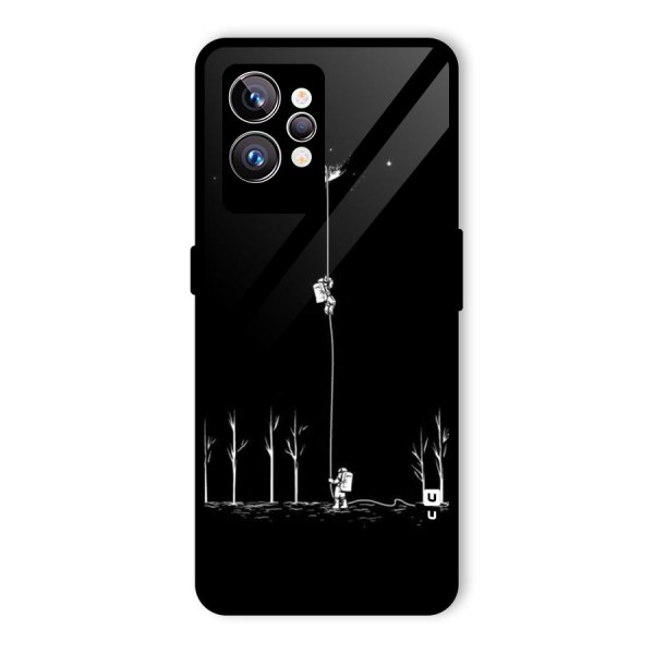 Moon Man Glass Back Case for Realme GT2 Pro