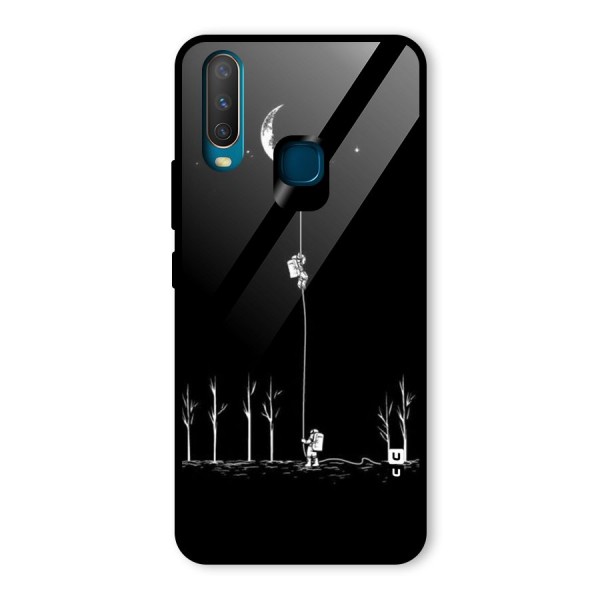 Moon Man Glass Back Case for Vivo Y15