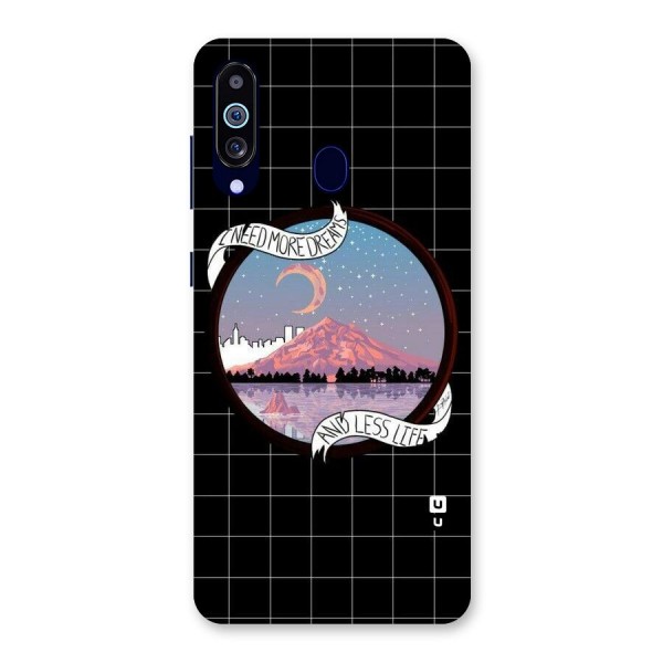 More Dreams Back Case for Galaxy A60