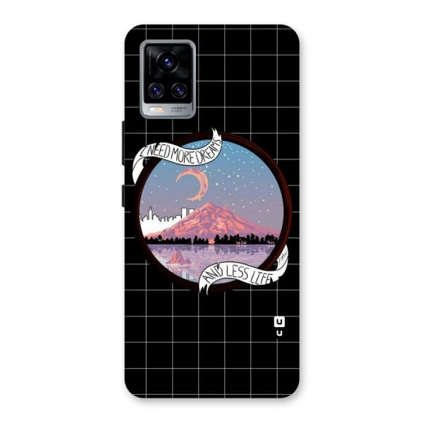 More Dreams Back Case for Vivo V20 Pro