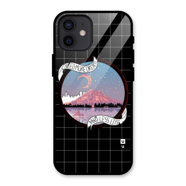 More Dreams Glass Back Case for iPhone 12