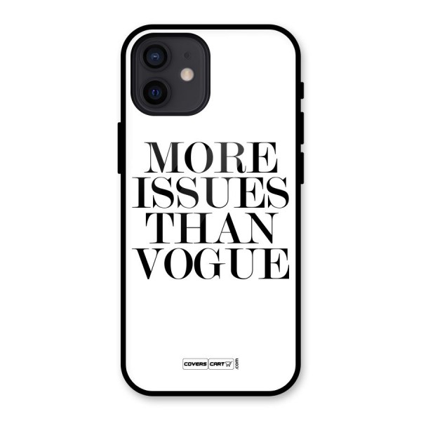 More Issues than Vogue (White) Glass Back Case for iPhone 12